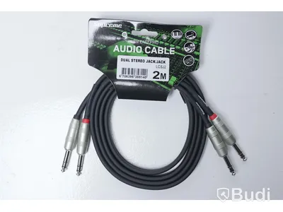 Audio Kabel 3st - Supreme Dual Stereo Jack/Jack 2m