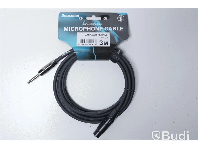 Audio Kabel 6st - Supreme Jack/XLR-Female 3m