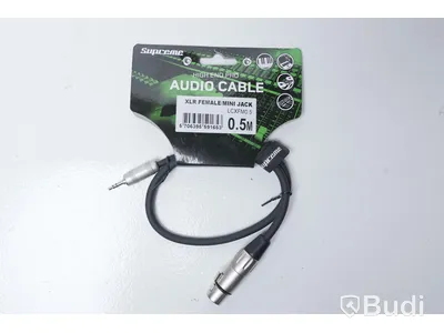 Audio Kabel 3st - Supreme XLR Female/Mini Jack 0,5m
