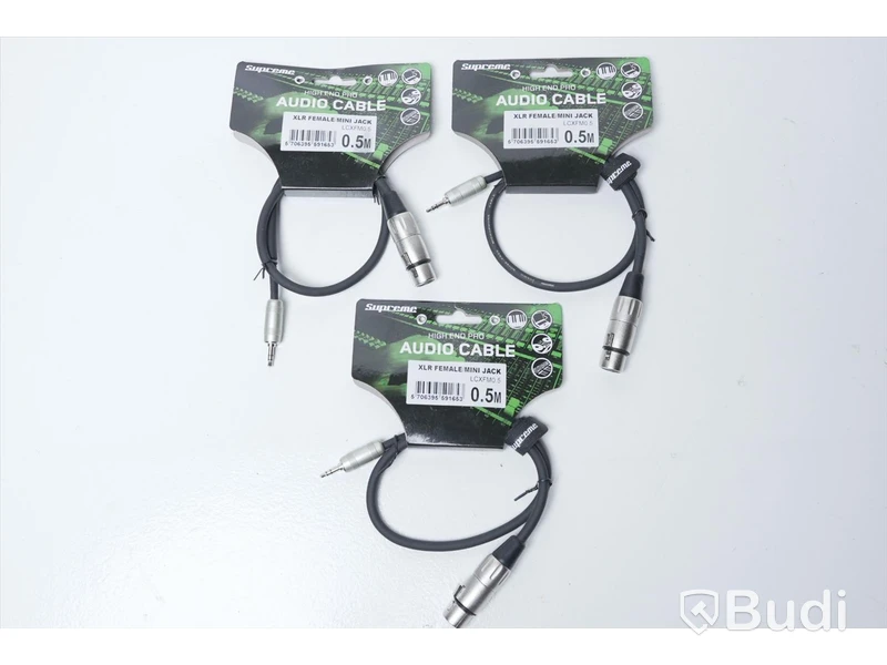 Audio Kabel 3st - Supreme XLR Female/Mini Jack 0,5m