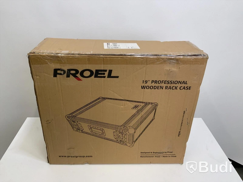Proel professional 19’’ wooden rack case