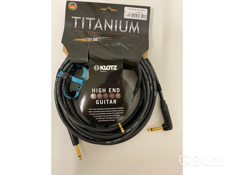 Gitarrkabel - klotz titanium 6m & 3m