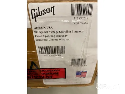 Elgitarr Gibson SG Special Vintage Sparkling Burgundy i case med orginalkartong