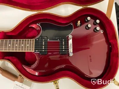 Elgitarr Gibson SG Special Vintage Sparkling Burgundy i case med orginalkartong