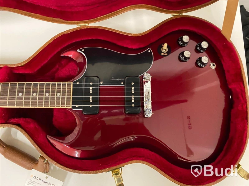 Elgitarr Gibson SG Special Vintage Sparkling Burgundy i case med orginalkartong