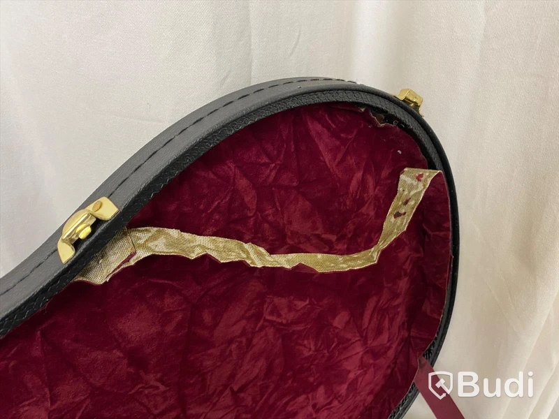 Gibson custom case signerat Mike Bloomfield med diverse defekter