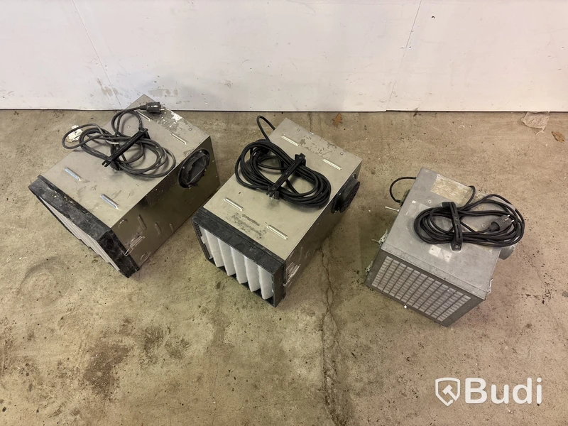 3 st luftrenare Dustcontrol Aircube 500