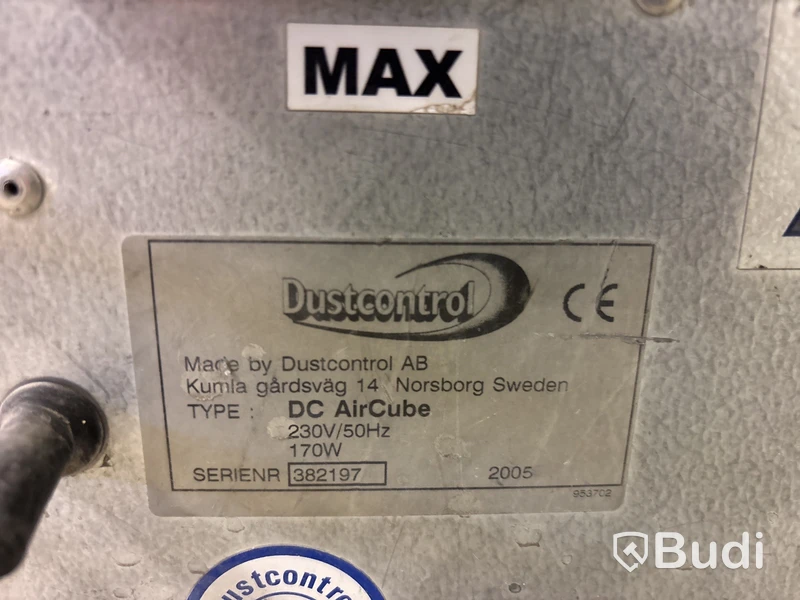 3 st luftrenare Dustcontrol Aircube 500