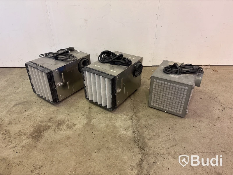 3 st luftrenare Dustcontrol Aircube 500