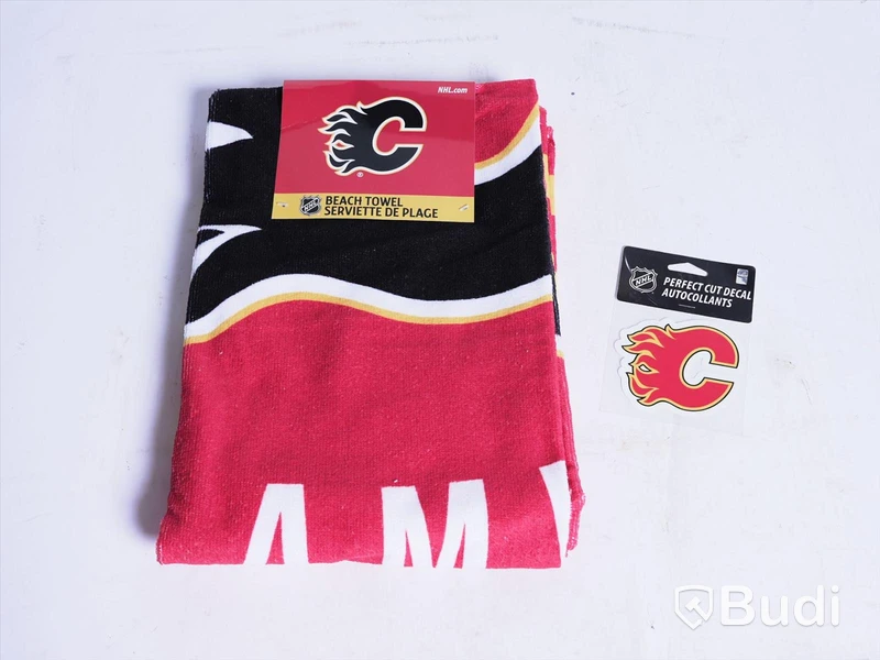 Supporterpaket - Calgary Flames, se beskrivning och bilder. Ny.