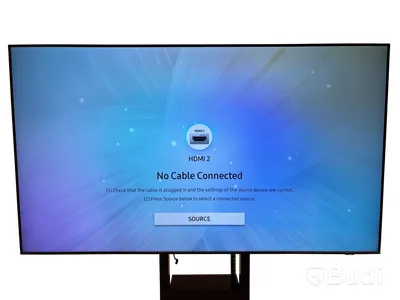 TV-skärm Samsung QE85T 4K 85-tum inkl. TV-ställ på hjul