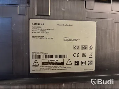 TV-skärm Samsung QE85T 4K 85-tum inkl. TV-ställ på hjul