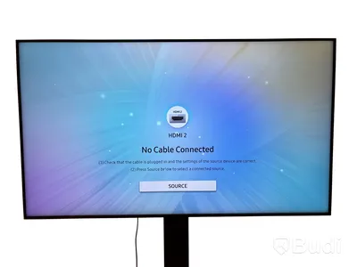 TV-skärm Samsung, QM65R-B, 65 tum 4K UHD inkl.TV-ställ på hjul