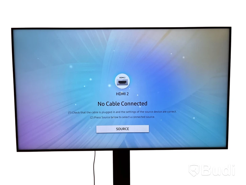 TV-skärm Samsung, QM65R-B, 65 tum 4K UHD inkl.TV-ställ på hjul