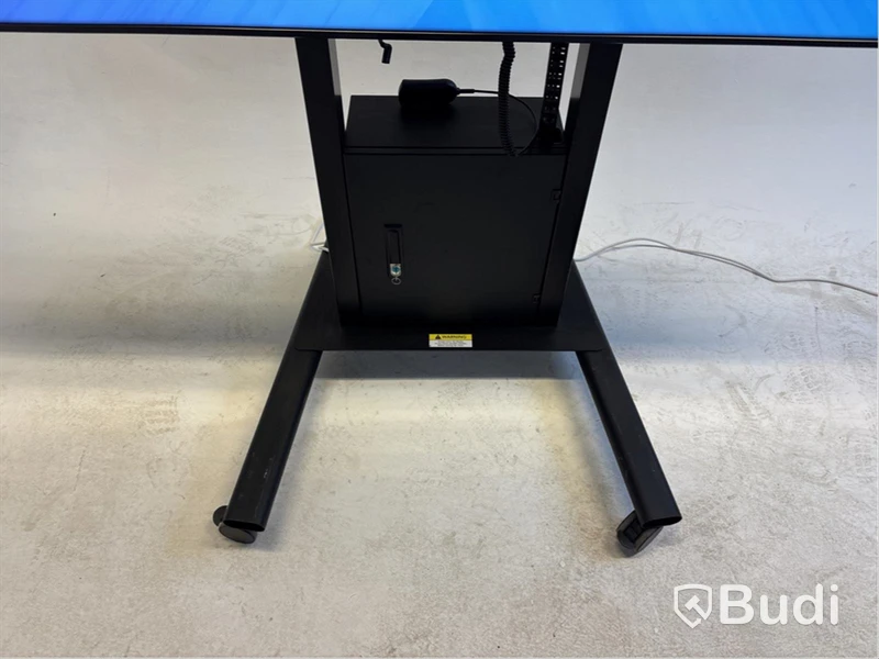 TV-skärm Samsung, QE85T, 85 tum 4K inkl. TV-ställ på hjul