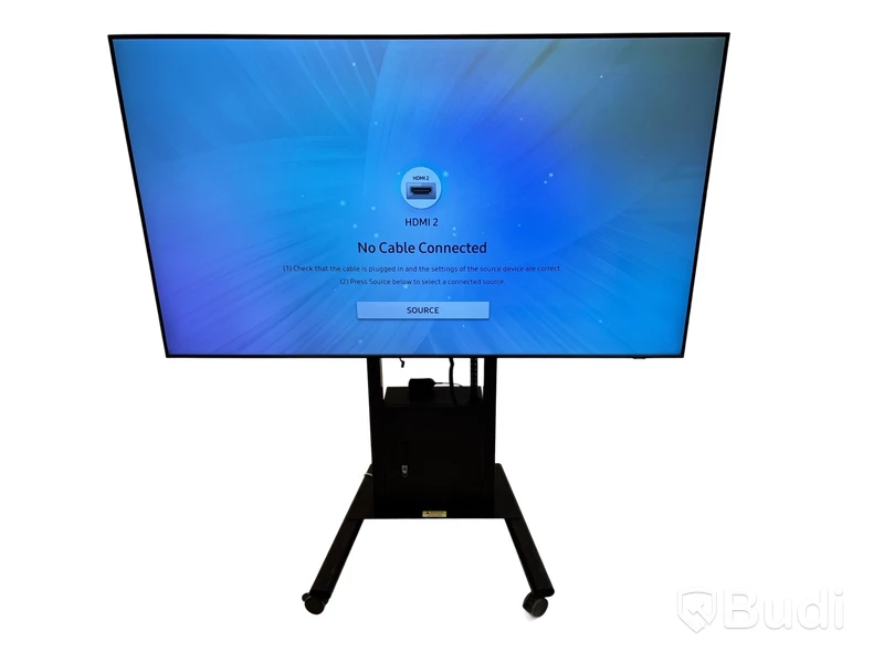 TV-skärm Samsung, QE85T, 85 tum 4K inkl. TV-ställ på hjul