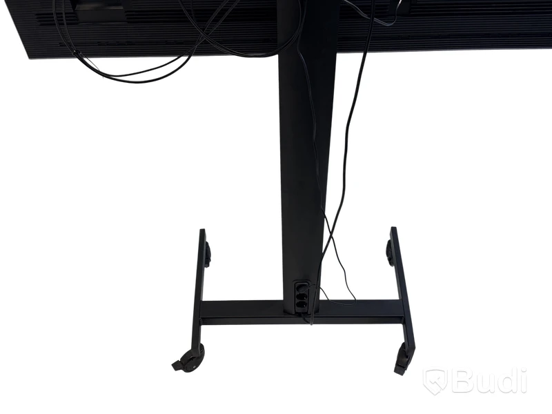TV-skärm Samsung, QM65R-B, 65 tum 4K UHD inkl. TV-ställ på hjul