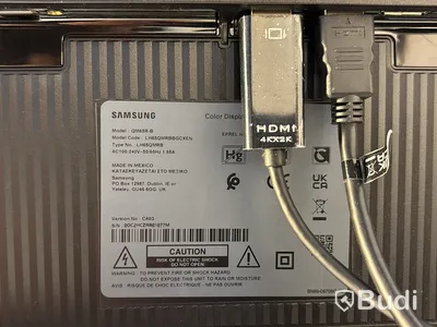 TV-skärm Samsung, QM65R-B, 65 tum 4K UHD inkl. TV-ställ på hjul