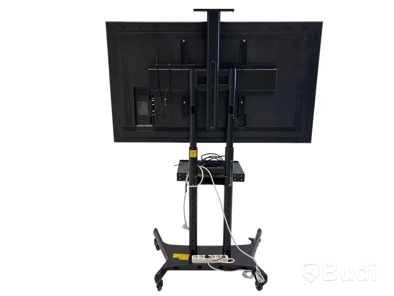 TV-skärm Samsung, QB65R, 65 tum 4K UHD med TV-ställ på hjul