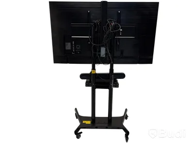 TV-skärm Samsung, UE65R, 65 tum 4K UHD inkl. TV-ställ på hjul