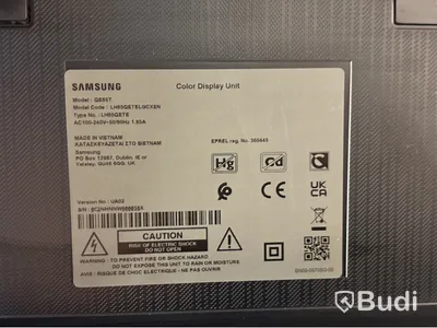 TV-skärm Samsung, QE65T, 65 tum UHD 4K LED inkl. TV-ställ på hjul