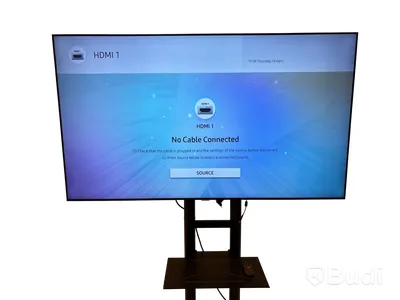 TV-skärm Samsung, QE65T, 65 tum UHD 4K LED inkl. TV-ställ på hjul