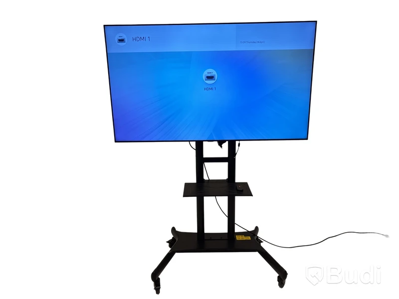 TV-skärm Samsung, QE65T, 65 tum UHD 4K LED inkl. TV-ställ på hjul