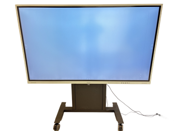 TV-skärm Samsung Flip WM85B 85 tum touchskärm inkl. TV-ställ på hjul