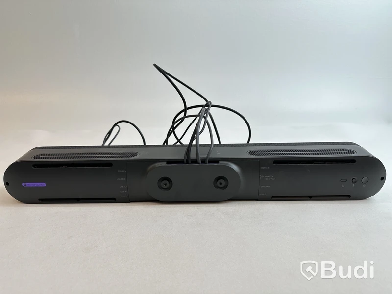 TV-skärm Samsung, QB55R, 55 tum 4K inkl. TV-ställ på hjul och konferenskamera