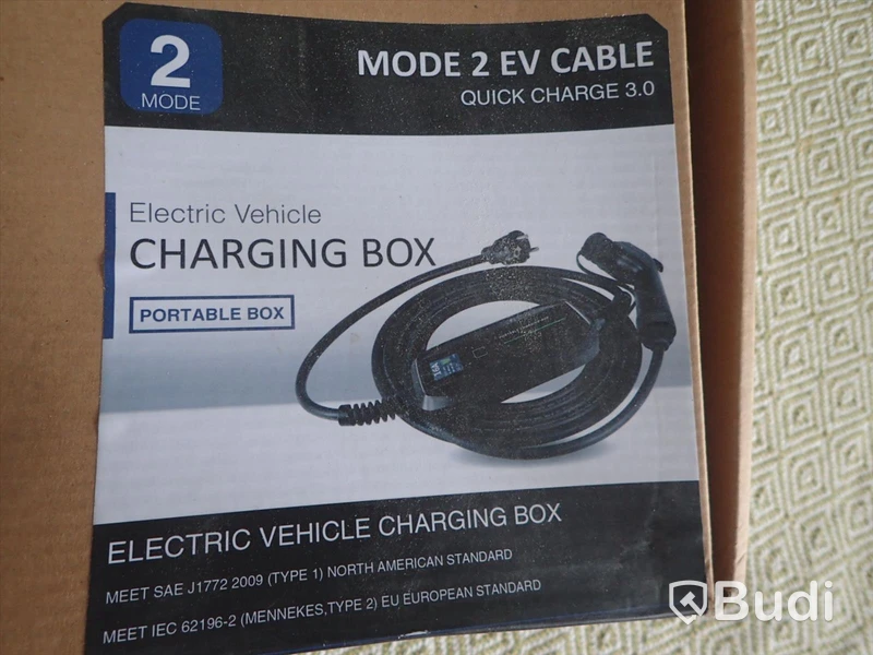 Laddbox för elbil Quick Charge 3.0 mode 2