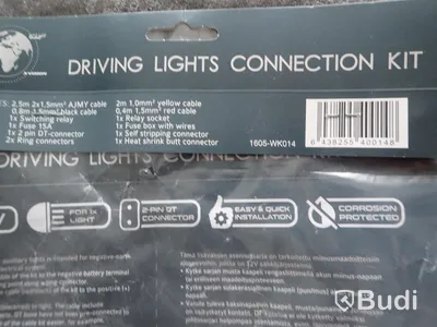Driving lights connection kit