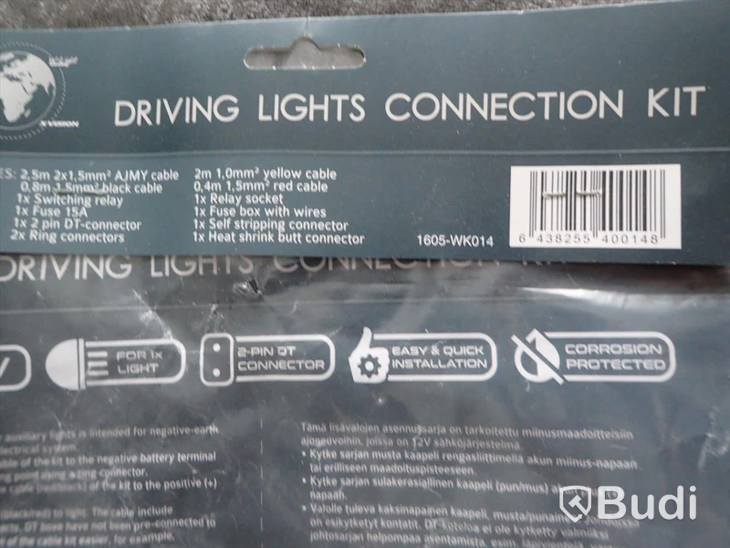 Driving lights connection kit