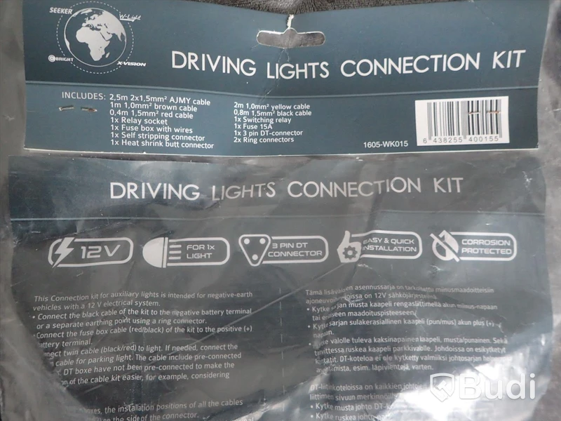 Driving lights connection kit