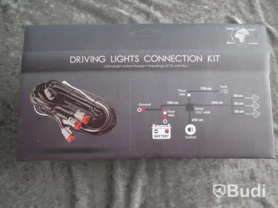 Driving lights connection kit
