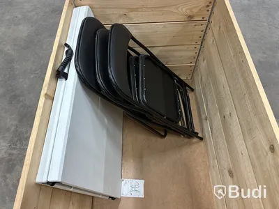 Klaffbord och 3 st stolar