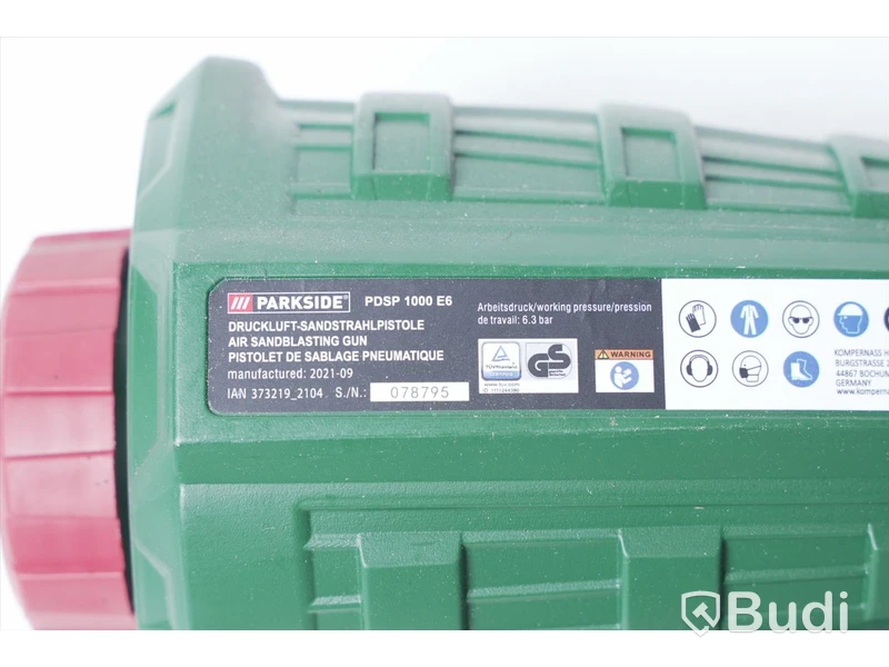 Sandblästringspistol - Parkside PDSP 1000 E6
