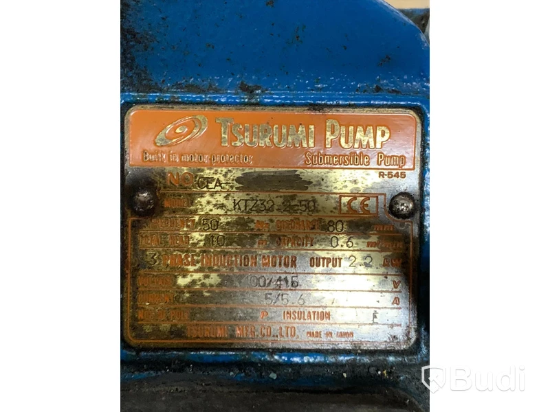 Dränkbar pump Ktz32.2-50 400V, 3fas skarvkabel medföljer.