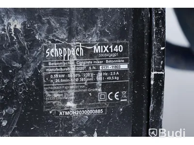 Scheppach Mix 140 Cementblandare 230V