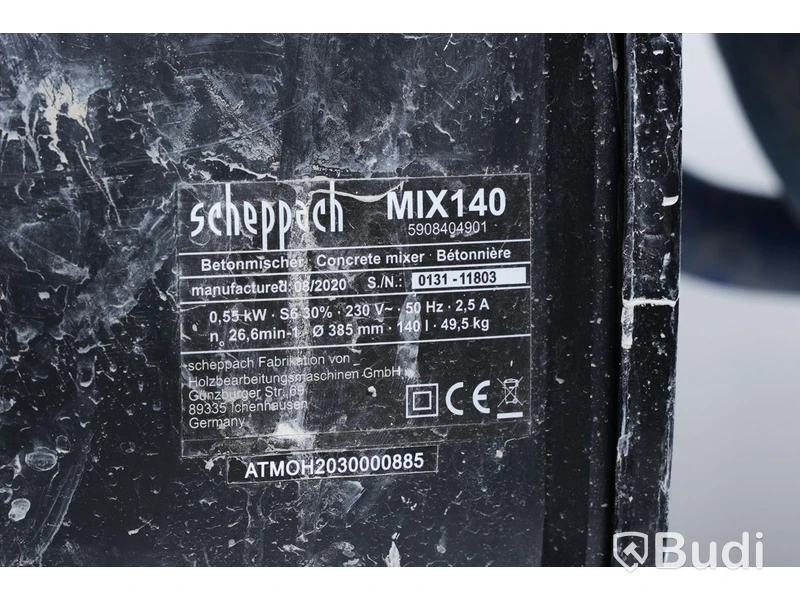 Scheppach Mix 140 Cementblandare 230V
