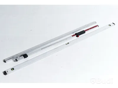 Rotations laser - Spectra Precision LL300, med stativ, Lasermottagare HL450, delbar mätsticka, aluminium rätskiva, lod och mätsticka.