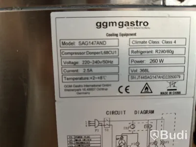 Kylbänk GGM-Gastro modell SAG 147 AND