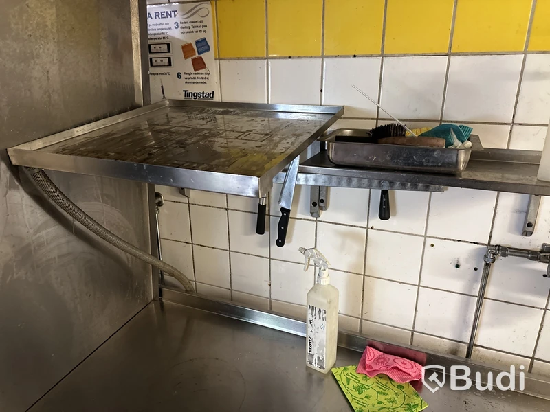 Diskbänk / avspolningsbänk till diskmaskin