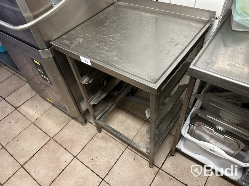 Utlastningsbänk till diskmaskin (höger)