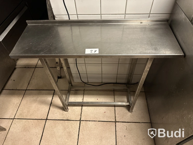 Liten bänk rostfri