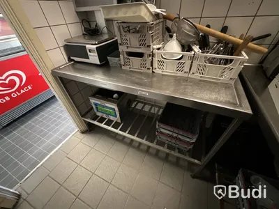 Rostfri diskbänk