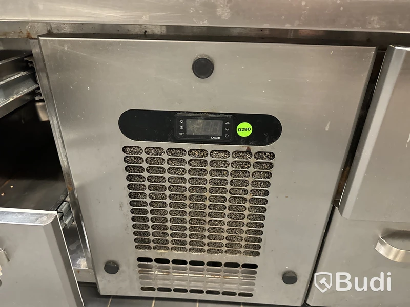 Rostfri grillbänk med 4 st. utdragbara lådor, coolpart