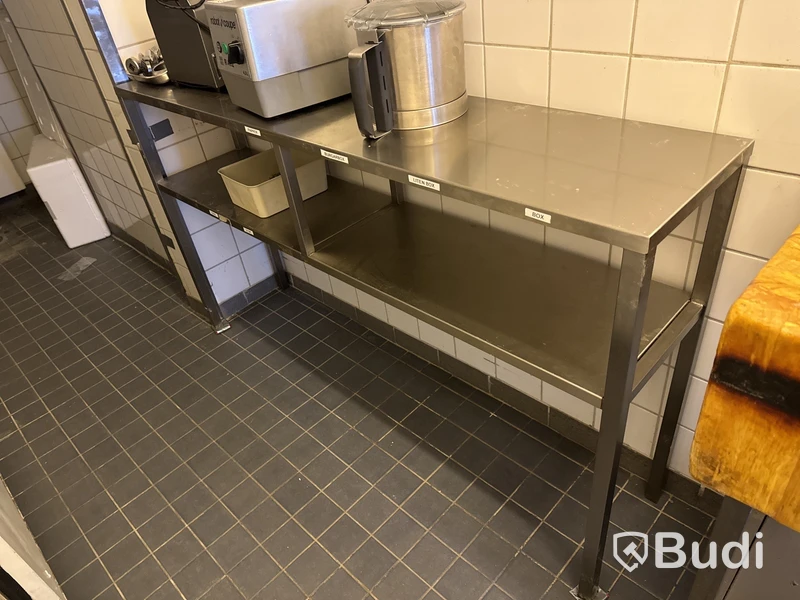 Rostfri avlastningsbänk