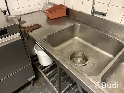 Rostfri diskbänk