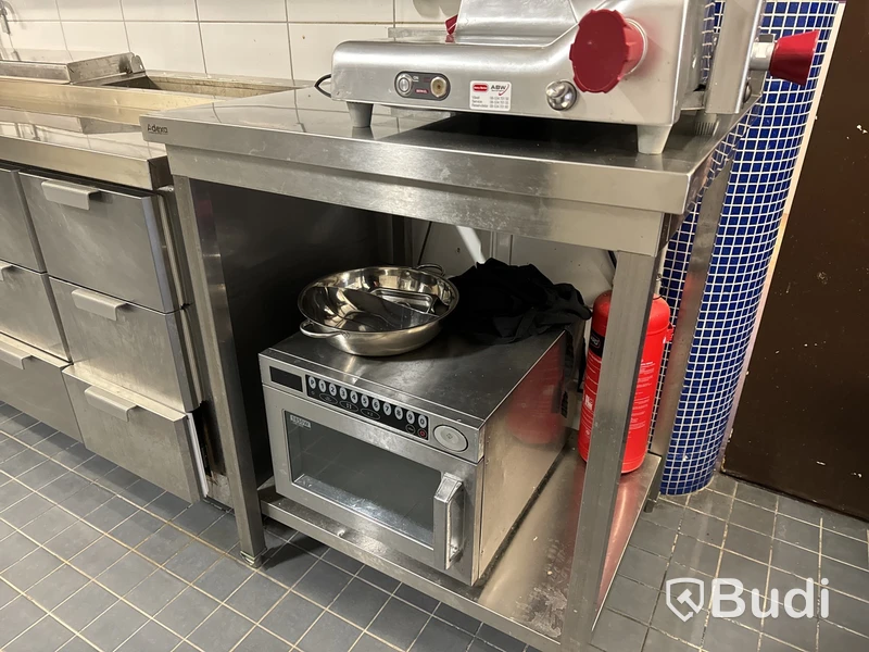Rostfri diskbänk
