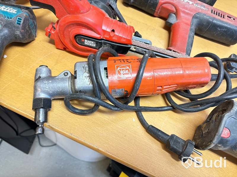 Bultpistol, cirkelsåg, nibbler m.m.